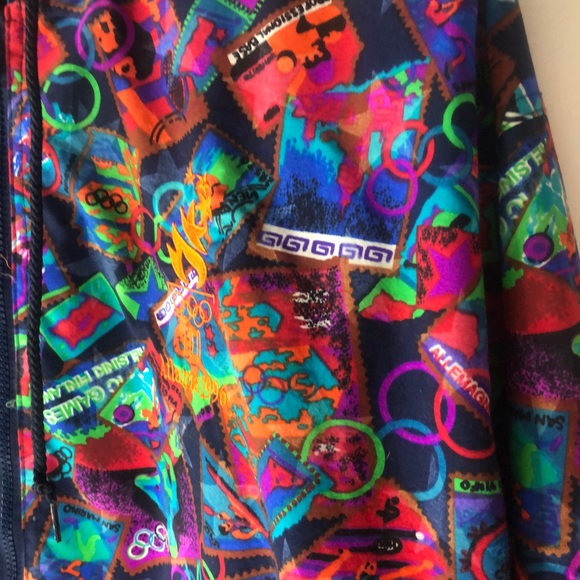 Speedo VTG 90’s Atlanta Olympic Games Collection Women’s Windbreaker Size Medium - Picture 6 of 12